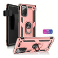 Military Kickstand Rose Gold Series Case - Samsung Galaxy Note20 5G (2020) by Zerodamage Sahara Case LLC