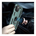 Raider Series Green Kickstand Case with Belt Clip - iPhone 12 Pro by Zerodamage Sahara Case LLC
