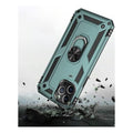 Raider Series Green Kickstand Case with Belt Clip - iPhone 12 Pro by Zerodamage Sahara Case LLC