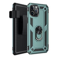 Military Series Green Kickstand Case - iPhone 12 Pro Max by Zerodamage Sahara Case LLC