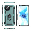 Military Series Green Kickstand Case - iPhone 12 Pro Max by Zerodamage Sahara Case LLC