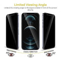 ZeroDamage Privacy Screen Protector (2-Pack) - iPhone 12 Pro Max by Zerodamage Sahara Case LLC