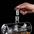 Sailing Ship Decanter Set with Dispenser and 4 Whiskey Glasses by DailySale
