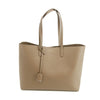 Saint Laurent Shopping Tote Bag in Calfskin Tan Leather #3320