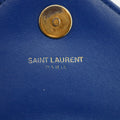 Saint Laurent YSL Classic Blue Matelasse Chevron Crossbody Bag #3651 by Bolt Boutique