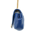 Saint Laurent YSL Classic Blue Matelasse Chevron Crossbody Bag #3651 by Bolt Boutique