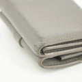 Saint Laurent YSL Grey Leather Trifold Compact Wallet #3703 by Bolt Boutique