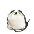 Saint Laurent YSL White Drawstring Bucket Shoulder Bag #3994 by Bolt Boutique