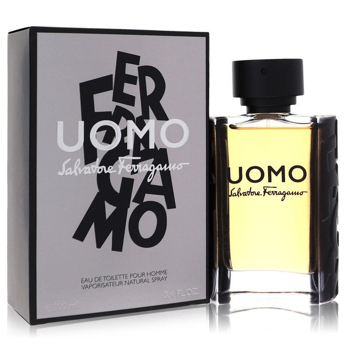 Salvatore Ferragamo Uomo by Salvatore Ferragamo Eau De Toilette Spray 3.4 oz for Men by Avera Group
