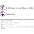 Salton Coffee, Spice & Herb Electric Grinder - Black by DailySale