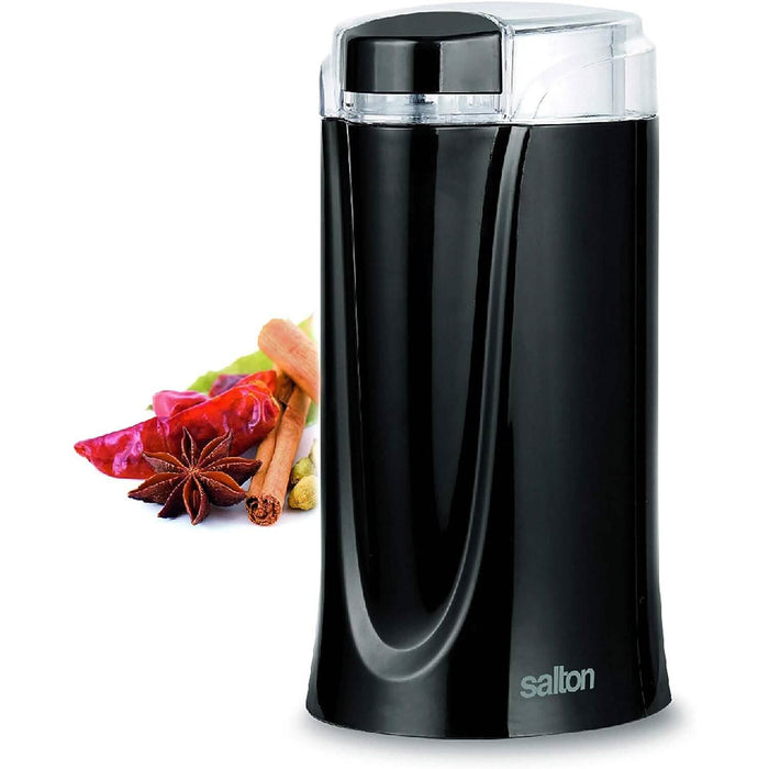 Salton Coffee, Spice & Herb Electric Grinder - Black by DailySale