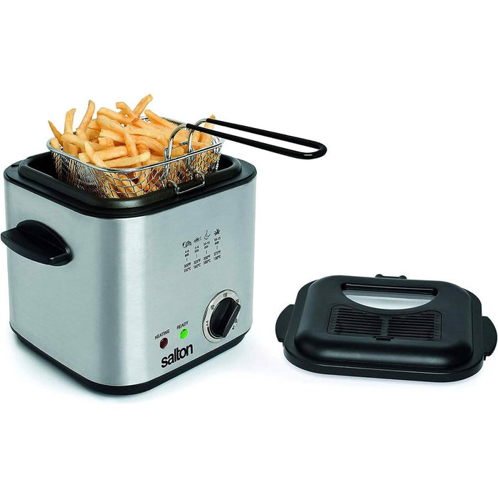 Salton Compact Deep Fryer 1.0 Liter/Quart by DailySale