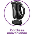Salton Cordless Jug Kettle 1.7 Liter/Quart - Black by DailySale
