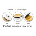 Salton Crepe Maker & Tortilla - Cordless - Non Stick - Batter Dish by DailySale