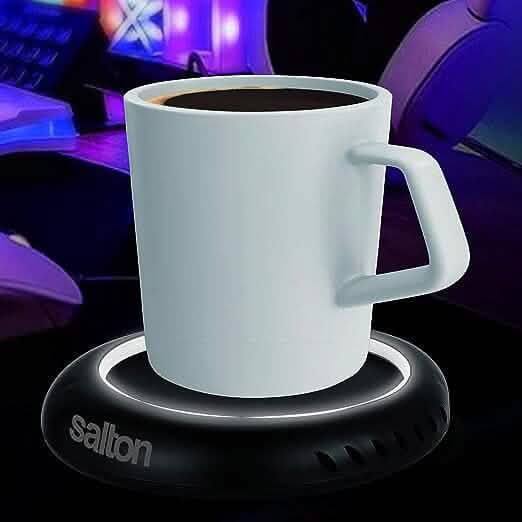 Salton LED Lit Coffee Mug & Tea Cup Warmer by DailySale