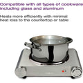 Salton Stainless Steel Infrared Portable Electric Cooktop by DailySale