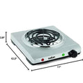 Salton Stainless Steel Portable Cooktop by DailySale
