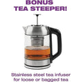 Salton Temperature Control Kettle & Tea Steeper 1.7 L/Qt by DailySale