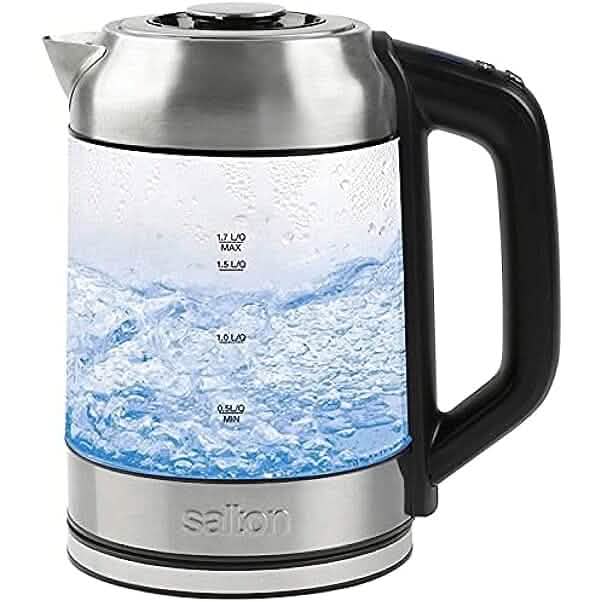 Salton Temperature Control Kettle & Tea Steeper 1.7 L/Qt by DailySale