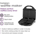 Salton Waffle Maker - Black by DailySale
