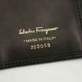 Salvatore Ferragamo Black Leather Bifold Long Wallet #3295 by Bolt Boutique