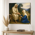 Samaritan at the Well Faith Wall Art by Tailored Canvases