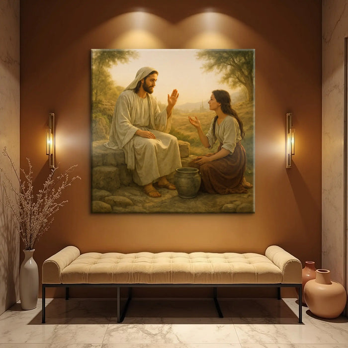 Samaritan at the Well Faith Wall Art II by Tailored Canvases