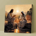 Samaritan at the Well Faith Wall Art III by Tailored Canvases
