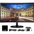 Samsung CF390 27" 16:9 Curved LCD FHD 1920x1080 Curved Desktop Black Monitor (Refurbished) by DailySale