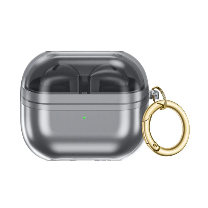 Samsung Galaxy Buds3, Buds3 Pro and Buds3 FE Case - Transparent with Carabiner | Venture Series by Zerodamage Sahara Case LLC