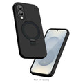 Samsung Galaxy S25 Edge Case - Silicone Kickstand, Magnetic charging compatible | Venture Series by Zerodamage Sahara Case LLC