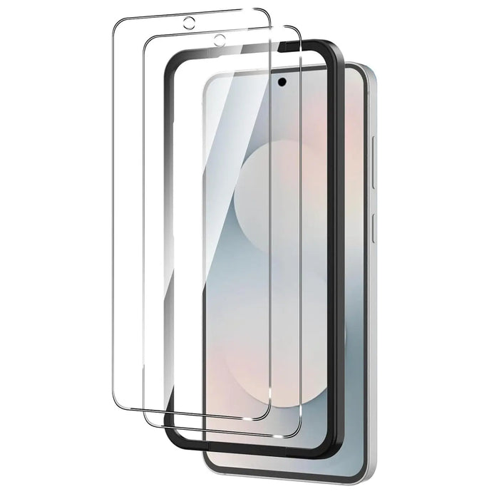 Samsung Galaxy S25 FE Screen Protector - Ultra-Strong Tempered Glass (2-Pack, Clear) | ZeroDamage by Zerodamage Sahara Case LLC