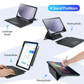 Samsung Galaxy Tab S10 FE+ Keyboard Case with Track Pad - ProTouch Slim Design | Navigation Series by Zerodamage Sahara Case LLC
