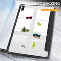 Samsung Galaxy Tab S11 Ultra Case - Folio Slim, Transparent Back | Venture Series by Zerodamage Sahara Case LLC