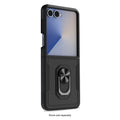 Samsung Galaxy Z Flip7 Case - Heavy-Duty, Kickstand Anti-Slip Design | Raider Series by Zerodamage Sahara Case LLC