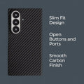 Samsung Galaxy Z Fold7 Case – Slim Carbon Aramid Fiber | Venture Series by Zerodamage Sahara Case LLC