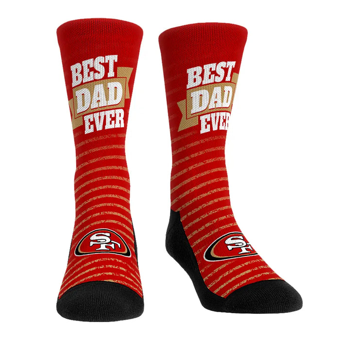 San Francisco 49ers - Best Dad Ever by Rock 'Em Socks
