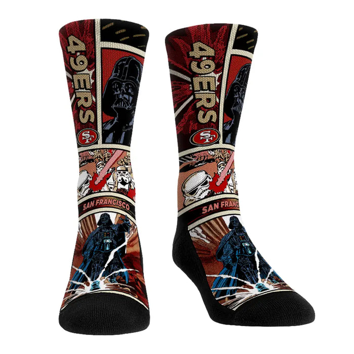 San Francisco 49ers - Star Wars - Empire Comic Strip by Rock 'Em Socks