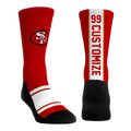 San Francisco 49ers - Throwback Custom Jersey by Rock 'Em Socks