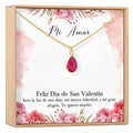 San Valentín Gemstone Necklace by Dear Ava