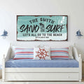 Sand and Surf Sign II by Tailored Canvases