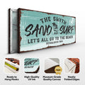 Sand and Surf Sign II by Tailored Canvases