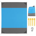 Sand Proof Picnic Blanket with 4 Anchors by DailySale