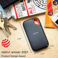 SanDisk 4TB Extreme Portable SSD (Refurbished) by DailySale