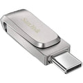 SanDisk 512GB Ultra Dual Drive Luxe USB 3.1 Flash Drive (USB Type-C / Type-A) (Refurbished) by DailySale
