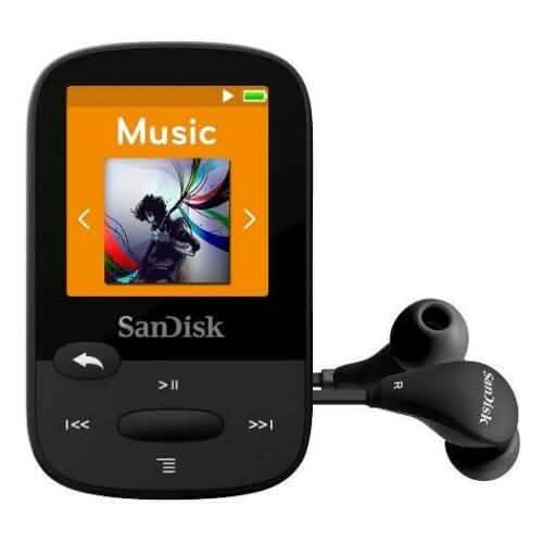 SanDisk Clip 16GB Sport Plus MP3 Player (Refurbished) by DailySale