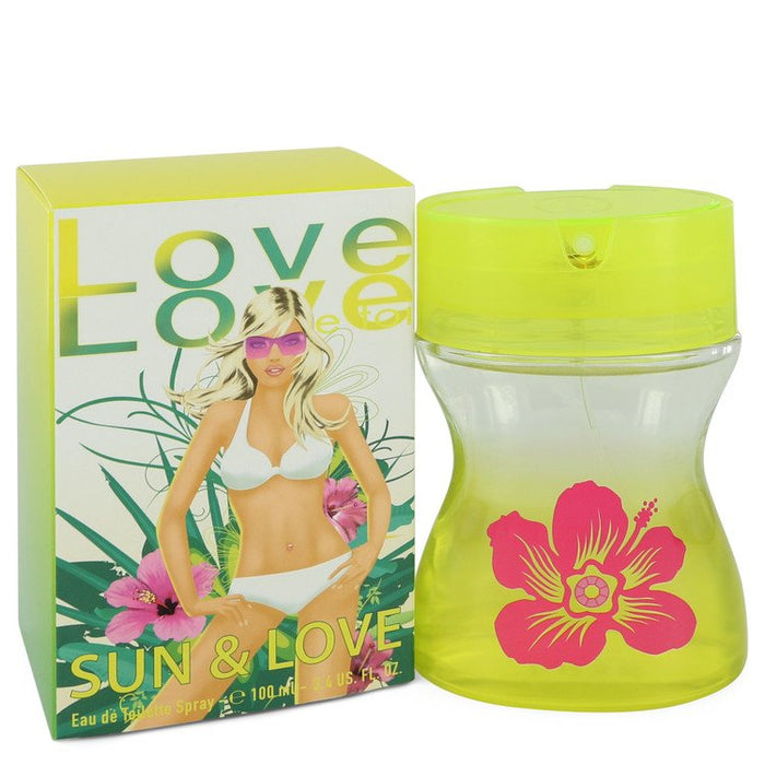 Sun & love by Cofinluxe Eau De Toilette Spray 3.4 oz for Women by Avera Group