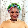 Saphina Ankara Pre tied Turban/Headwrap by Duma Mbili LLC