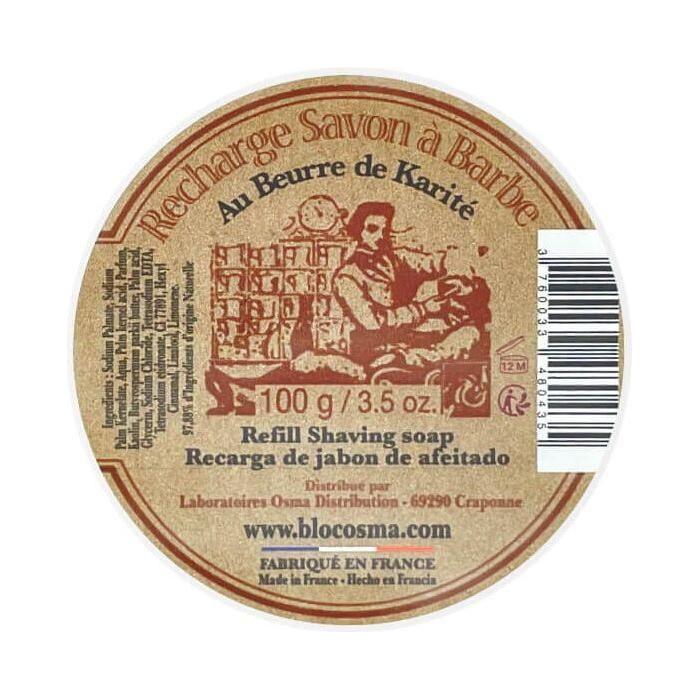 Osma Shaving Soap with Shea Butter Refill 3.5Oz by Pasteur Pharmacy