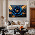 Sapphire Bloom Wall Art by Tailored Canvases